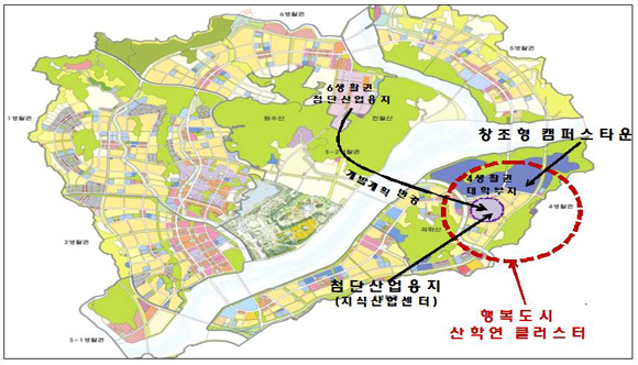 지식산업센터 건립 위치도