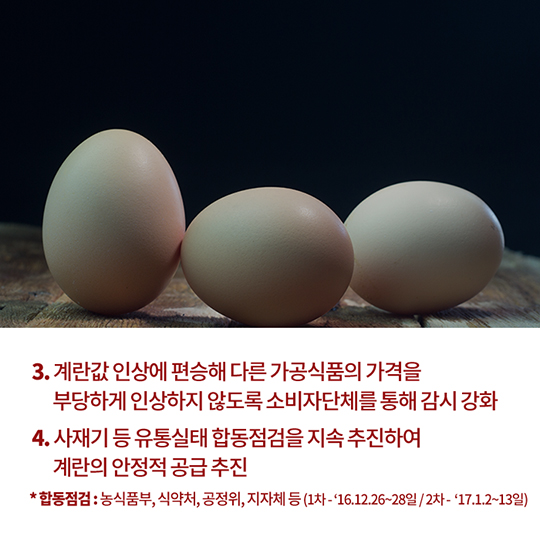 계란 수급 안정, 이렇게 추진하고 있습니다