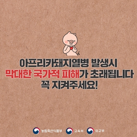 해외에서 불법 축산물 가져오면 과태료 최대 천만원?