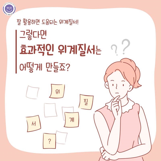 올바른 위계질서로 성과 높이는 법