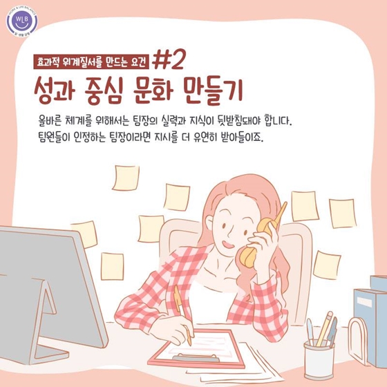 올바른 위계질서로 성과 높이는 법