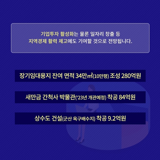 2,795억원, 2020년 새만금개발청 예산안을 알려드립니다