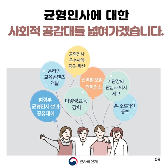 균형인사 추진으로 이렇게 달라집니다!