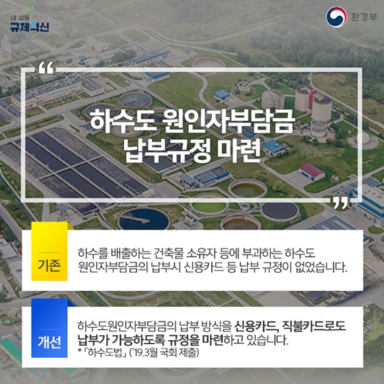 2019년 환경부 규제혁신 대표 사례