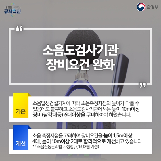 2019년 환경부 규제혁신 대표 사례