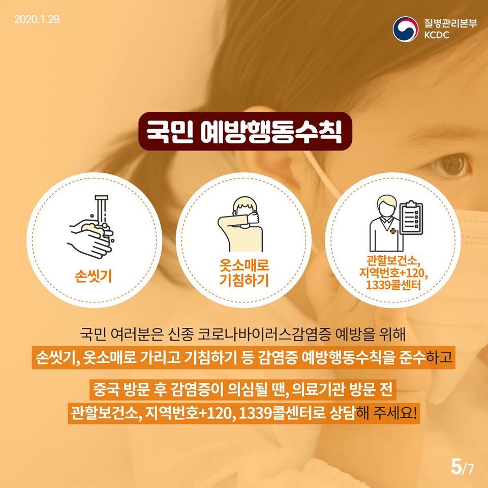 신종 코로나바이러스감염증 감염병 위기경보 단계 격상