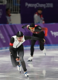 스피드스케이팅 남자 1,500m 메달 경기, 김민석 동메달 사진 10