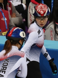 쇼트트랙 여자 1,000m 결승 경기, 한국 선수 출전 사진 3