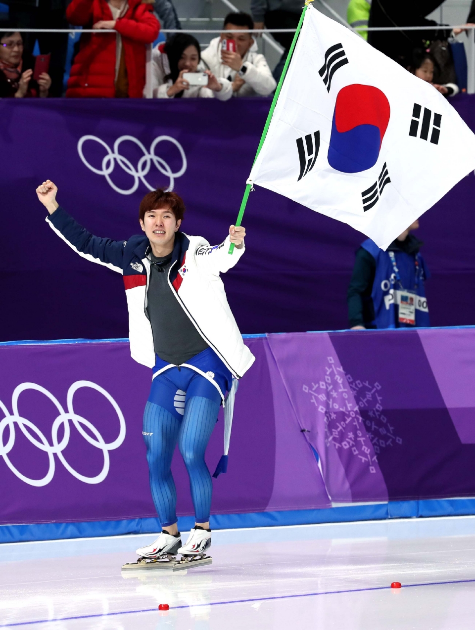 스피드스케이팅 남자 1,000m 경기, 김태윤 선수 동메달(사진출처 : 대한체육회)