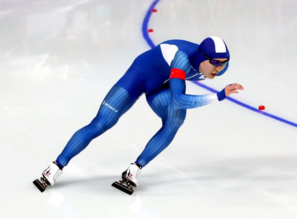 스피드스케이팅 남자 1,000m 경기, 김태윤 선수 동메달(사진출처 : 대한체육회)