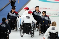 2018 평창동계패럴림픽 휠체어컬링 대한민국 대 노르웨이 4강전 경기 사진 1