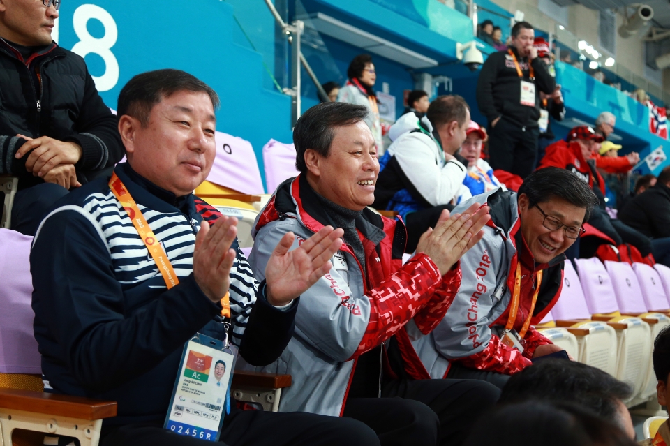 2018 평창동계패럴림픽 휠체어컬링 대한민국 대 노르웨이 4강전 경기