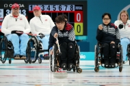 2018 평창동계패럴림픽 휠체어컬링 대한민국 대 노르웨이 4강전 경기 사진 5