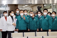 이상민 행안부 장관, 지자체 비상진료체계 현장 점검 사진 2