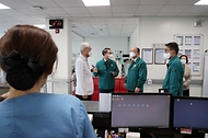 고기동 행안부 차관, 지자체 비상진료체계 점검 관련 천안의료원 방문 사진 4