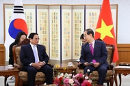 한-베트남 총리 회담 사진 1