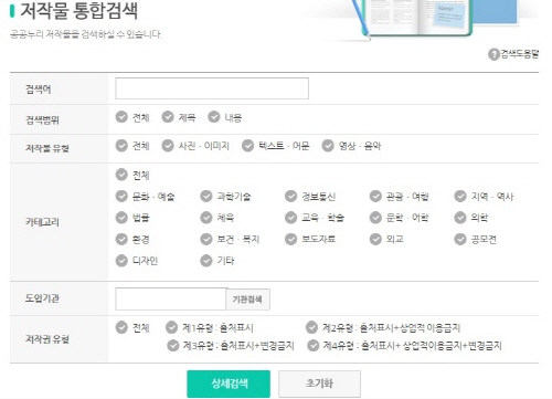 국가, 지방자치단체, 공공기관이 보유·관리하고 있는 공공저작물은 그 양이 방대하고 품질과 정보의 정확성이 뛰어나 민간영역에서 보다 적극적으로 활용된다면 문화적·경제적 부가가치 창출에도 큰 도움을 줄 것으로 기대되고 있다. 공공누리 홈페이지에서 간편하게 필요한 정보를 검색할 수 있다.