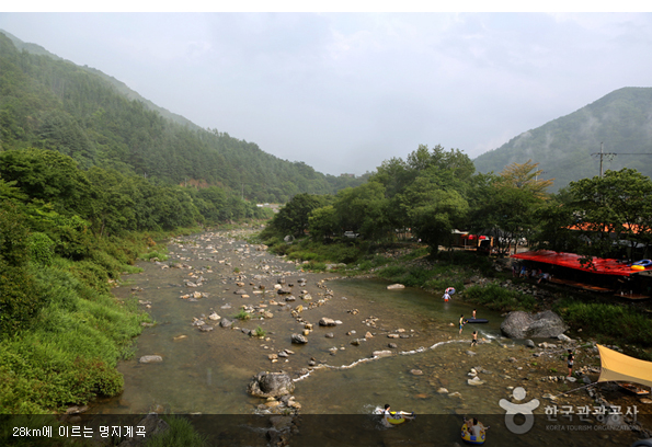 28km에 이르는 명지계곡