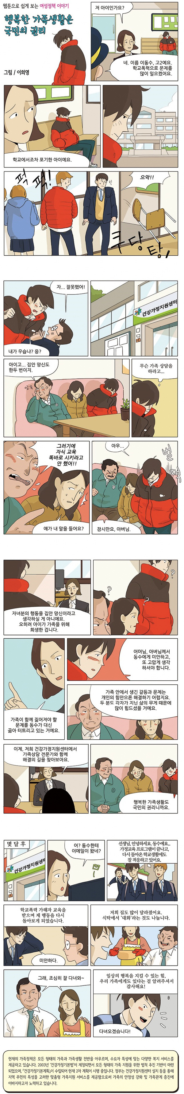 [쉽게보는 여성정책 이야기] 행복한 가족생활은 국민의 권리