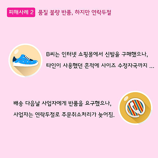 인터넷 쇼핑몰 피해사례, 이렇게 주의하세요