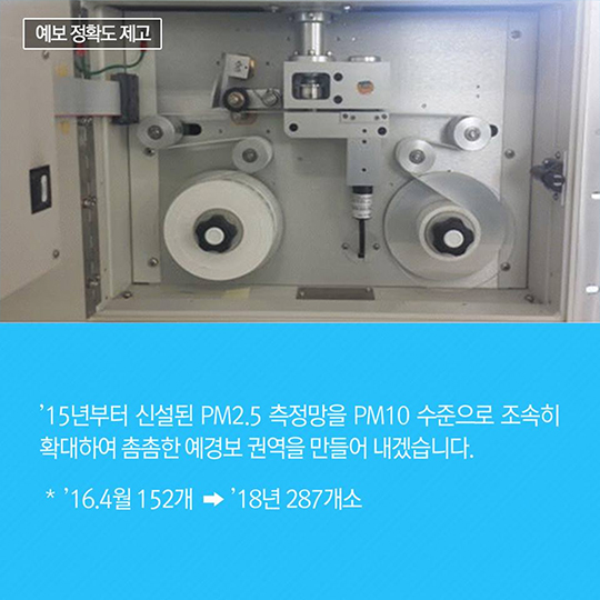 미세먼지 관리 특별대책 3편, 한층 정확한 미세먼지 예·경보체계를 만들어요