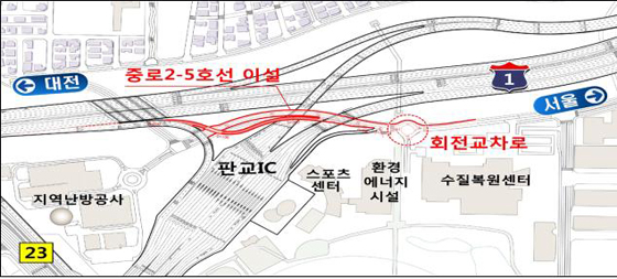 경부고속도로 판교IC 나들목 개선