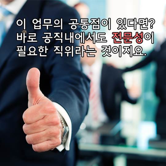 공무원 전문직위에 대하여