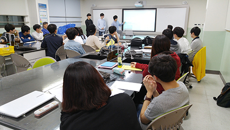 지난해 5월 11일 세종과학예술영재학교에서 열린 교내 과학탐구 토론대회. (사진=세종과학예술영재학교)