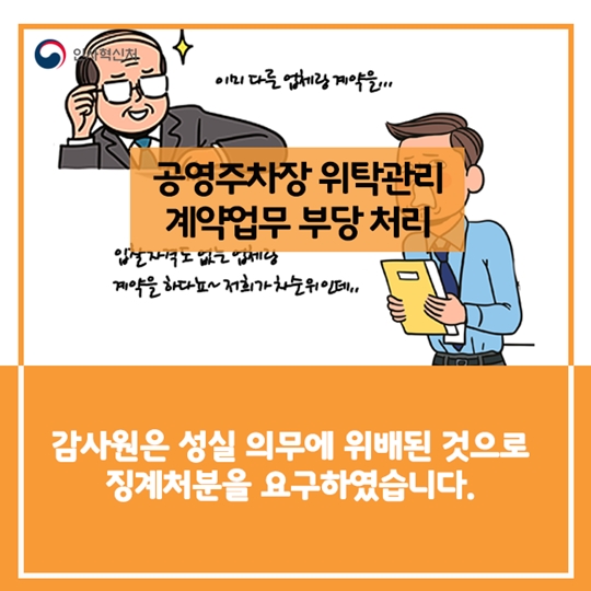 공무원의 소극행정, 어떻게 조치했을까