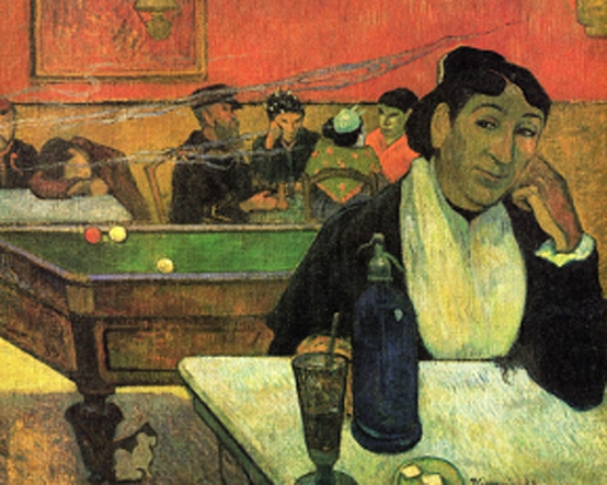 폴 고갱 <아를의 밤의 카페>, 1888, 캔버스에 유채, 72×92cm, 모스크바 푸쉬킨 미술관