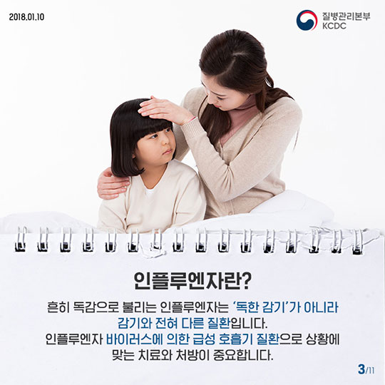 콜록콜록 전국은 지금 인플루엔자 주의보