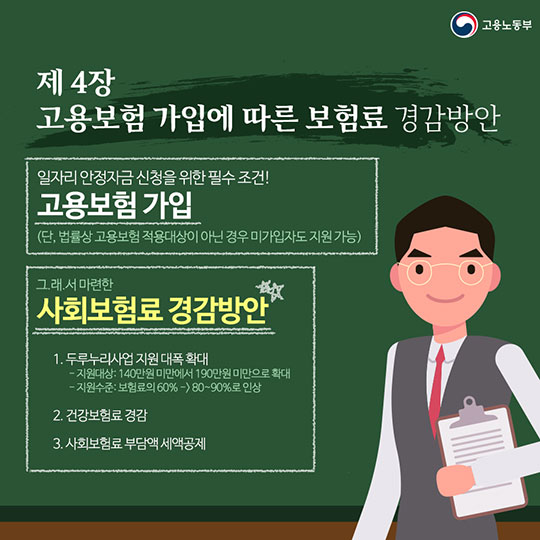 일자리 안정자금, 최저임금 인상에 따른 부담을 줄여줍니다!