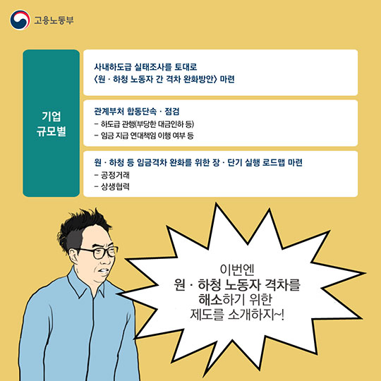 고용노동부 2018 업무보고 - 노동시장 격차 해소