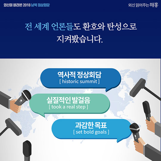 외신이 바라본 2018 남북정상회담