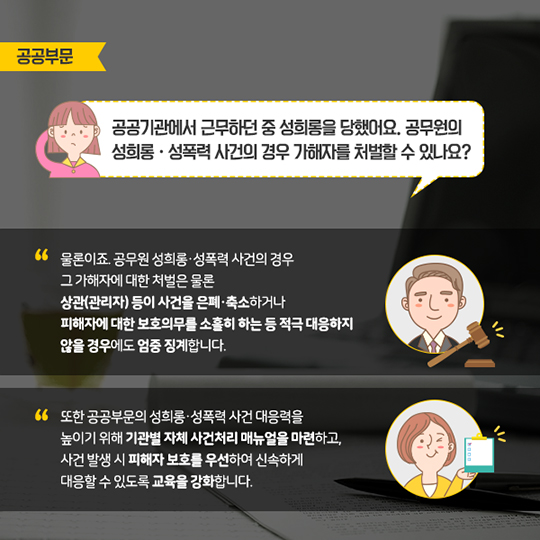 정부 합동, 각 분야 