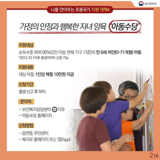 나를 안아주는 포용국가 지원 대책 4