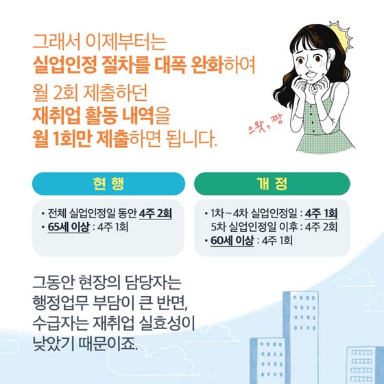 실업급여가 변했다?