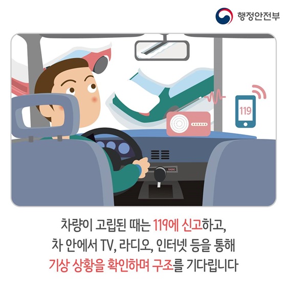 대설 발생 시 국민행동요령