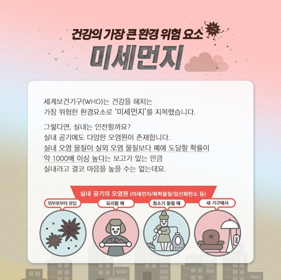 공기정화식물, 미세먼지 제거 실험해보니