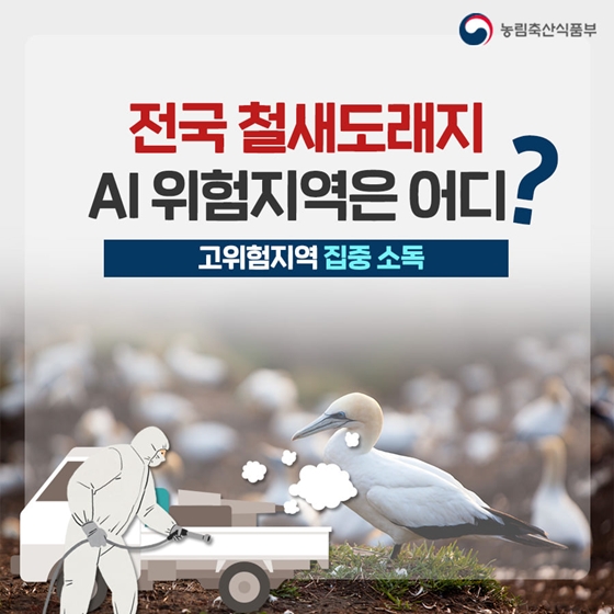 철새가 돌아왔다! AI 위험지역은 어디?