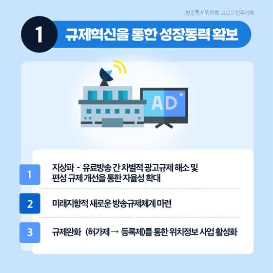 활력있는 방송통신 생태계를 구축하겠습니다