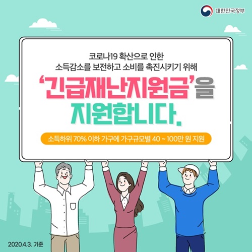 ê¸´ê¸‰ìž¬ë‚œì§€ì›ê¸ˆ ìš°ë¦¬ì§'ë„ ë°›ì„ ìˆ˜ ìžˆì„ê¹Œ ì •ì±…ë‰´ìŠ¤ ë‰´ìŠ¤ ëŒ€í•œë¯¼êµ­ ì •ì±…ë¸Œë¦¬í•'