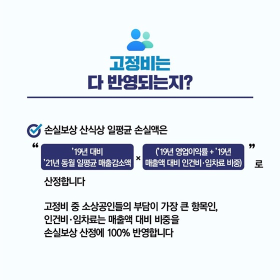 Q. 고정비는 다 반영되는지?