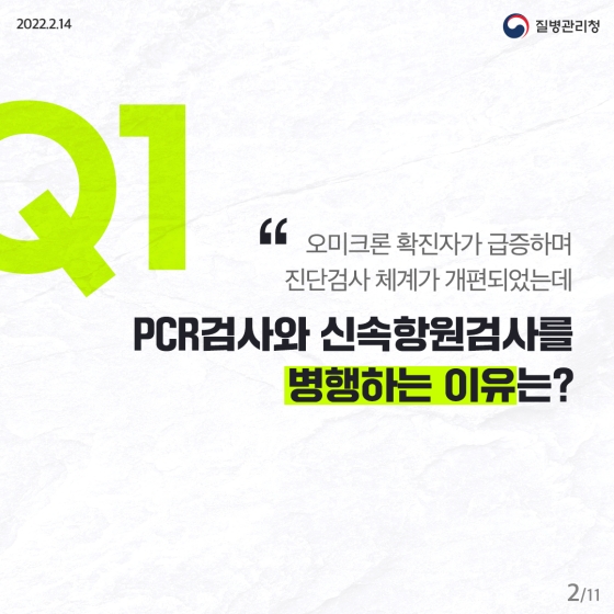 코로나19 ‘진단검사 체계개편’ 팩트체크 Q&A