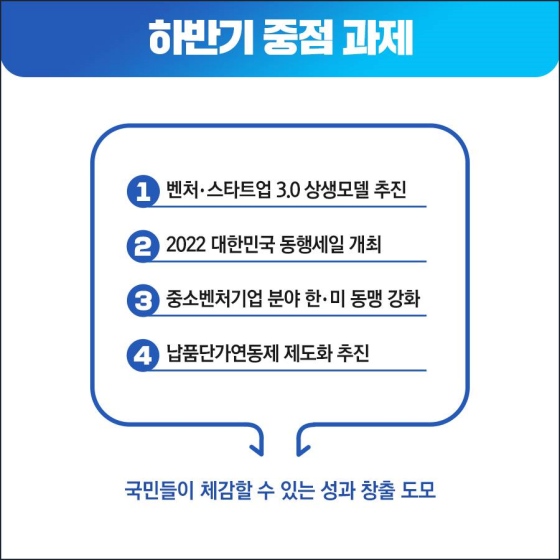 2022년 중소벤처기업부 업무보고 - 디지털 경제 시대 선도국가 도약