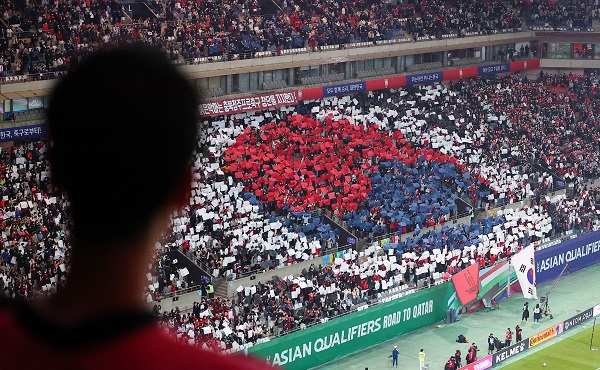 지난 3월 24일 서울 마포구 서울월드컵경기장에서 열린 국제축구연맹(FIFA) 2022 카타르 월드컵 아시아 지역 최종예선 A조 9차전 대한민국과 이란의 경기 모습. (사진=저작권자(c) 연합뉴스, 무단 전재-재배포 금지)