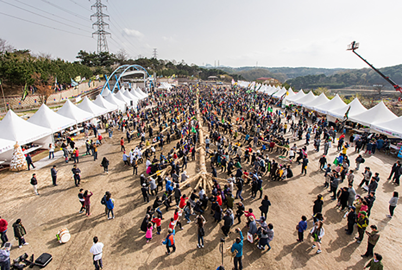 기지시 줄다리기 축제 행사. (사진=기지시줄다리기 누리집)