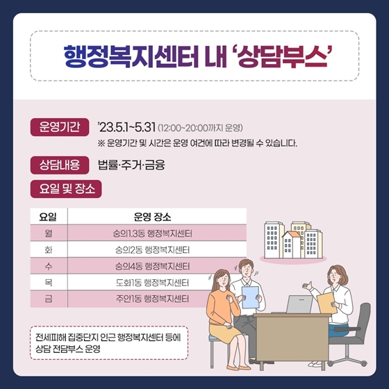 찾아가는 전세피해지원 서비스 (인천 미추홀구)