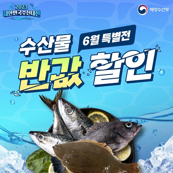 최대 50% 할인 ‘수산대전’…회무침·오징어순대 등을 저렴하게!