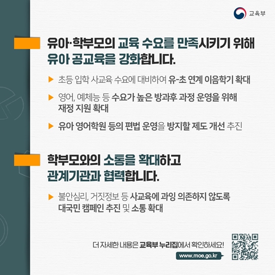 사교육 경감대책 발표